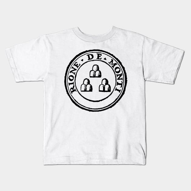 Rione Monti b-text Kids T-Shirt by NextStop